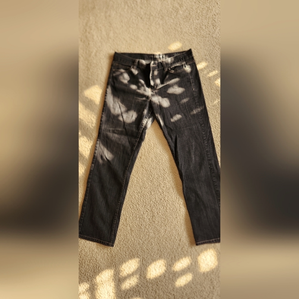New without Tags-Calvin Klein Skinny Jeans in Black/Charcoal